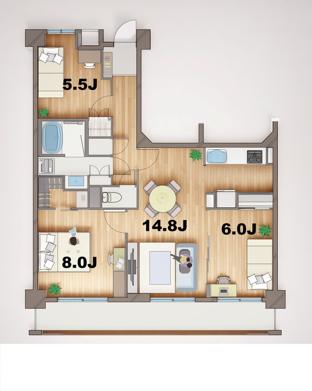 ステラメゾン田端の間取り