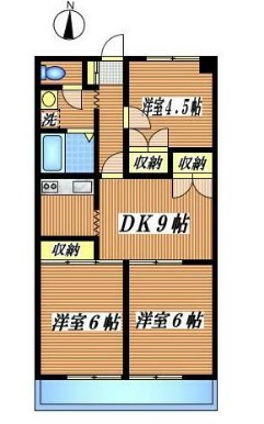 ロングキャッスルⅠの間取り