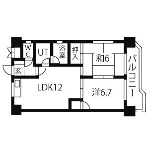 マジェスティーハイツ御成の間取り