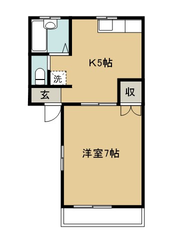 ハリガエハイツの間取り