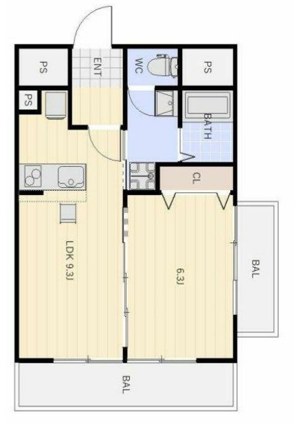 ピース荻窪の間取り