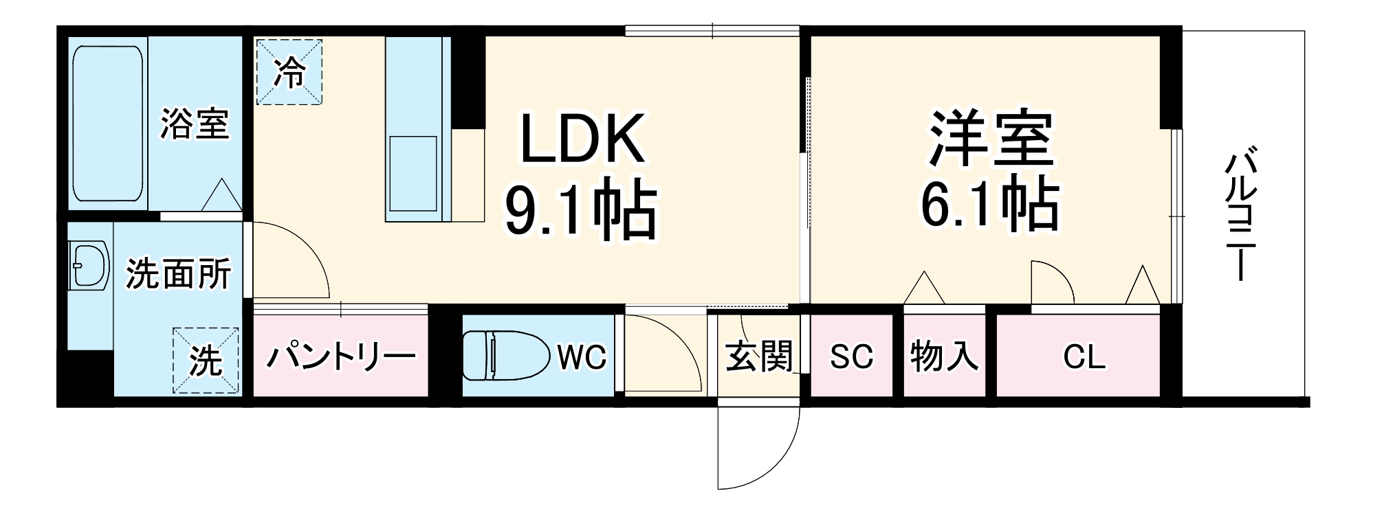 chardon nordの間取り
