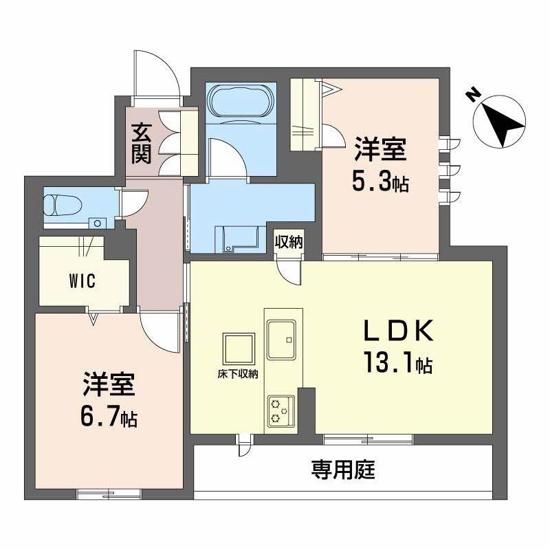 アークヒルズ豊橋の間取り