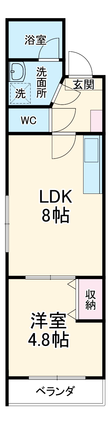 EASE京都室町の間取り