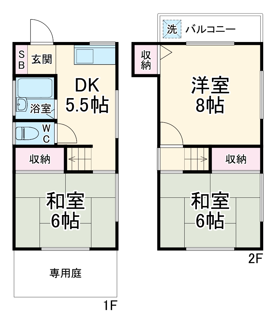 広尾一丁目貸家の間取り