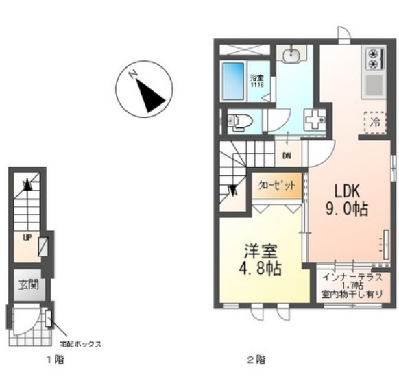 ソラーレ市川の間取り