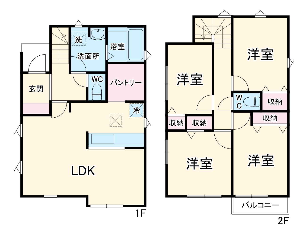 Sumai-to川越市かすみ野07の間取り