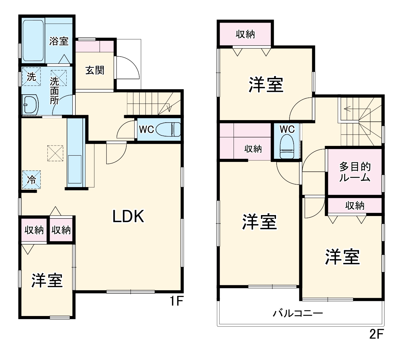 Sumai-to川越市かすみ野09の間取り