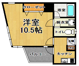 唐人一番館の間取り