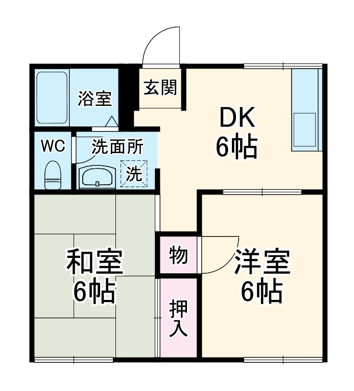 サングリーンたかすなの間取り