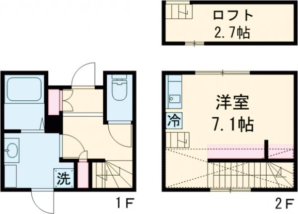 睡鴨荘の間取り