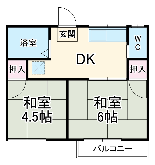 グリーンコーポKATOの間取り