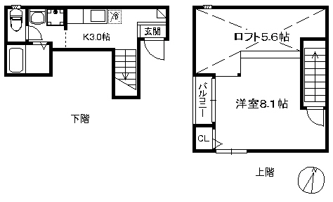 ポラリスヤナセⅡの間取り