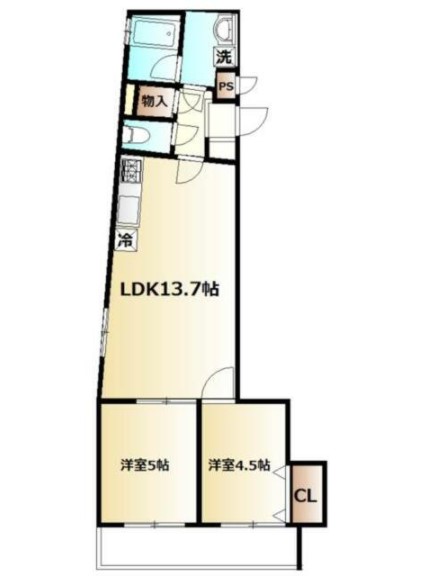 メルヴェーユの間取り