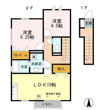 Depature(デパチュール) Aの間取り