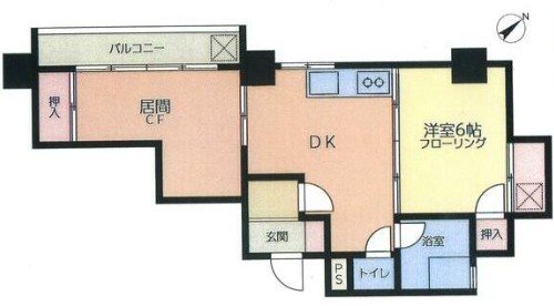 三和パレスの間取り