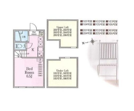 グランパティオⅡの間取り