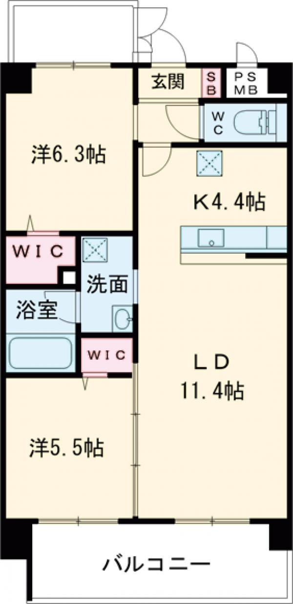 ブレス駅南Ⅱの間取り