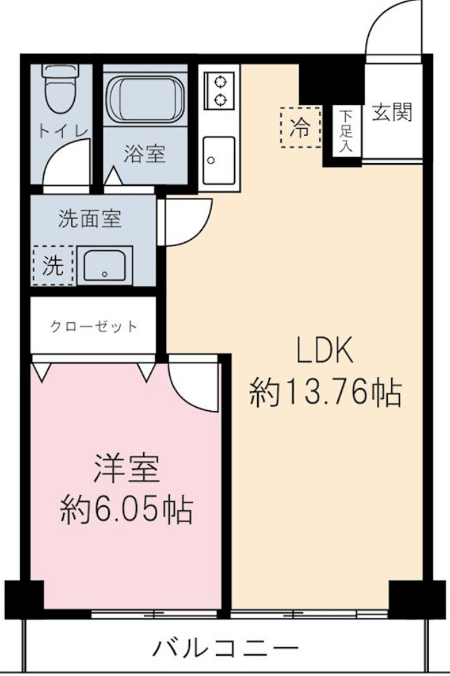 成城学園ビューハイツの間取り
