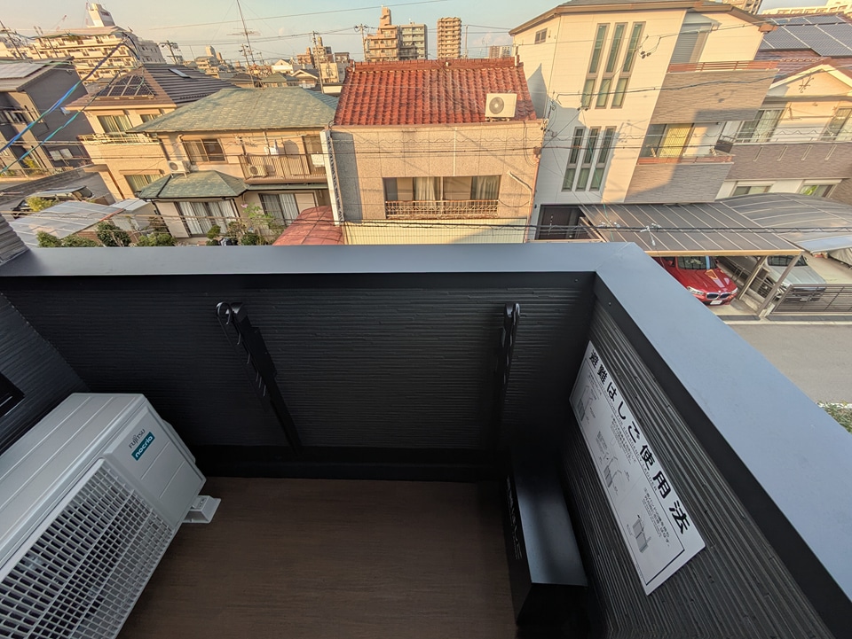 12/28 バルコニー