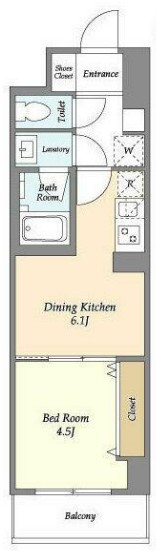 グランカーサ西葛西の間取り