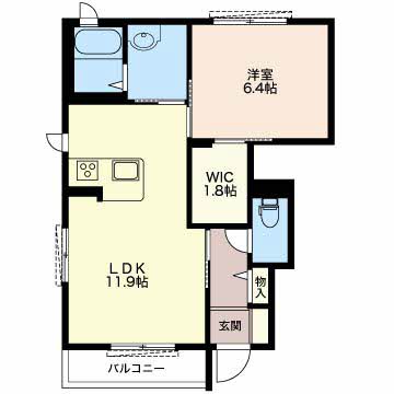 ベリーTBの間取り