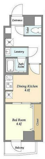グランカーサ西葛西の間取り