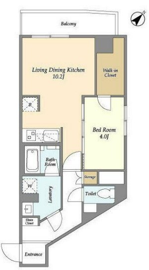 グランカーサ西葛西の間取り