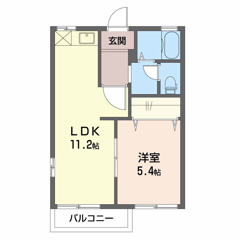 ベルテAの間取り
