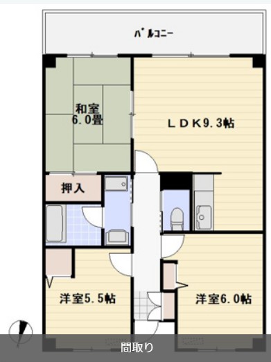 セントラルビレッジの間取り
