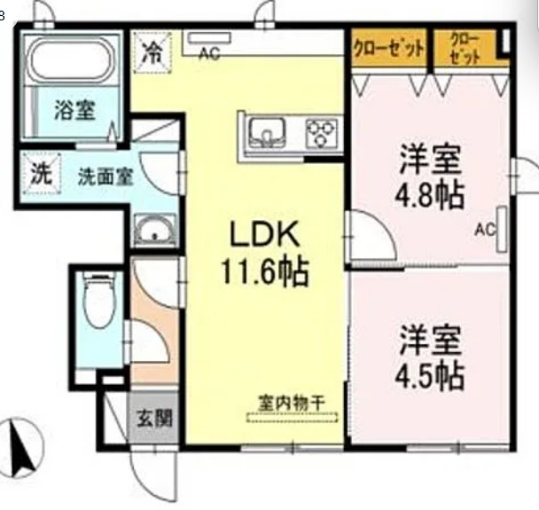 SakuraTerraceの間取り