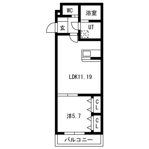 ポルトフィーノ長岡の間取り