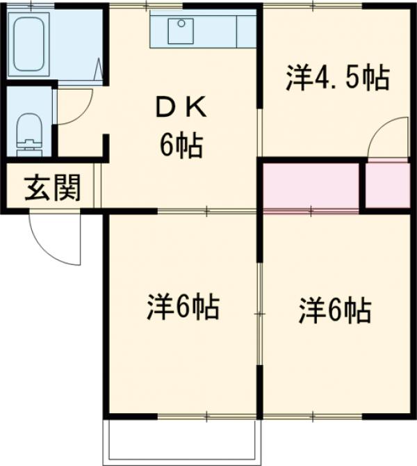 コーポOMA・103号室の間取り
