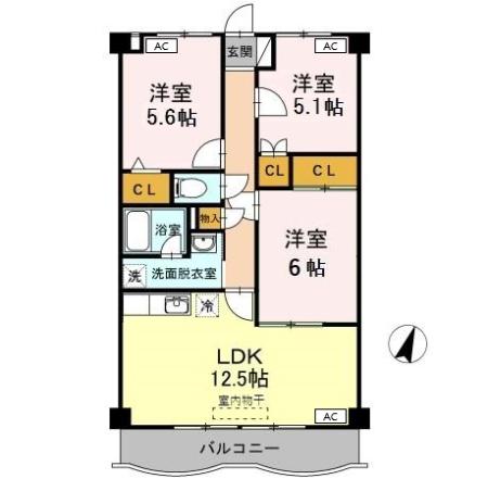 ビヴァシティ函南の間取り