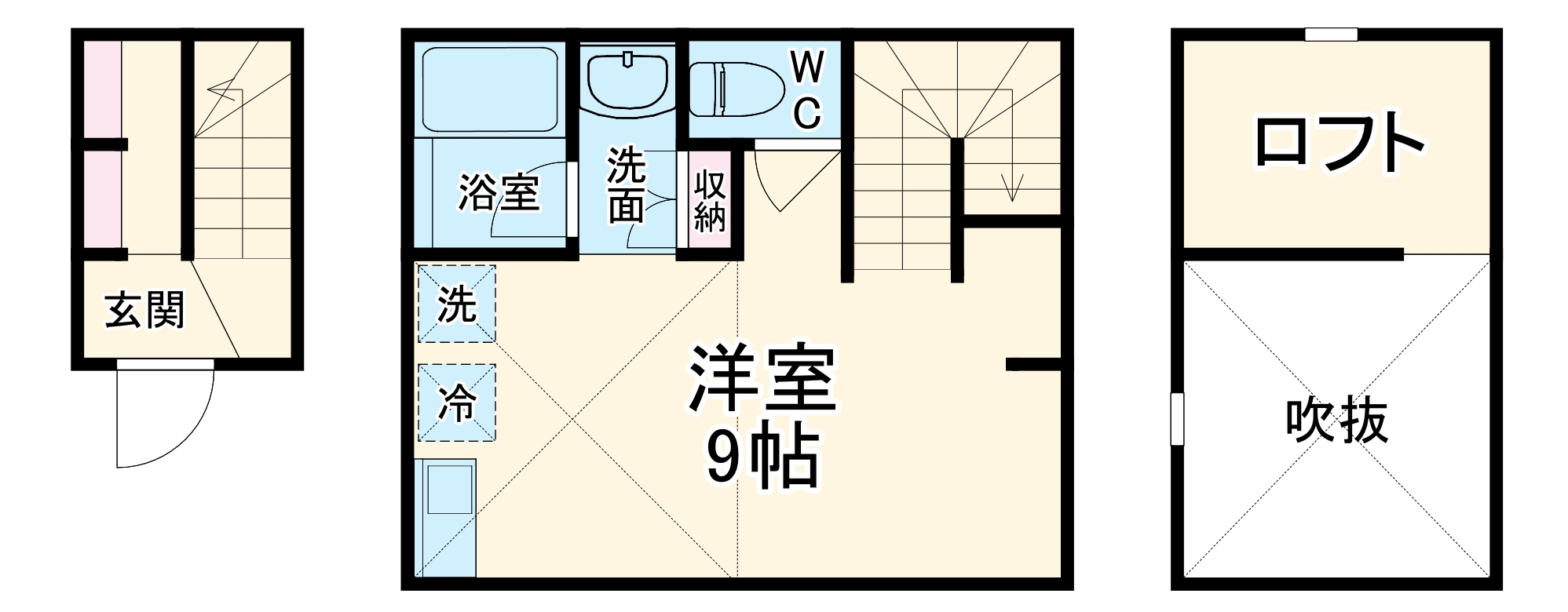 ＡＬＴＩＳＳＩＭＡの間取り