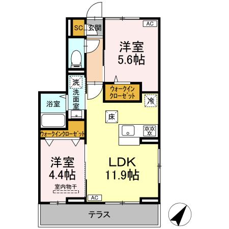 D Paina 笹下の間取り