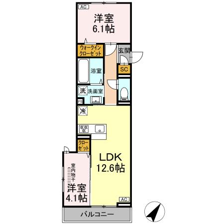 D Paina 笹下の間取り