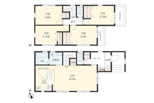 Sumai-to千葉市若葉区千城台東02の間取り
