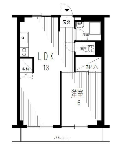 平沢ハイツの間取り