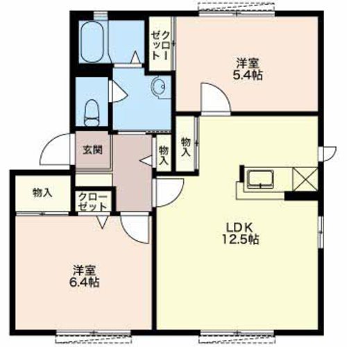 アベニューCの間取り