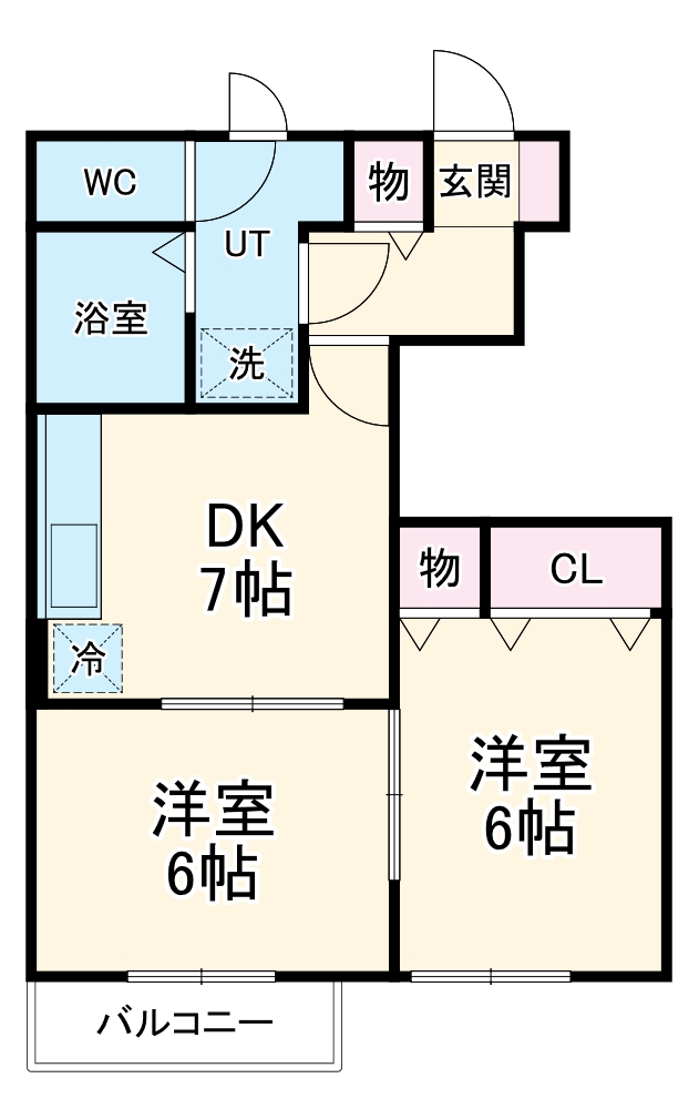 フリージアガーデンⅢの間取り