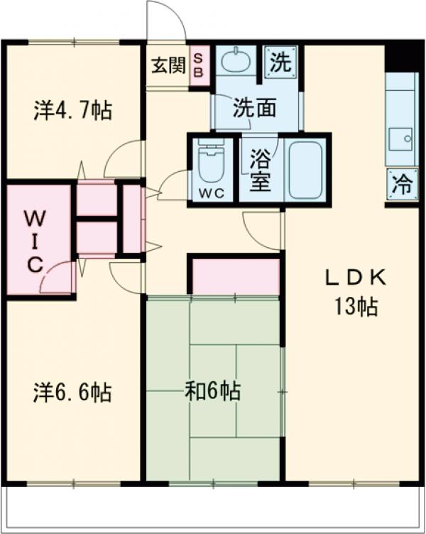 ウッディー遠藤の間取り