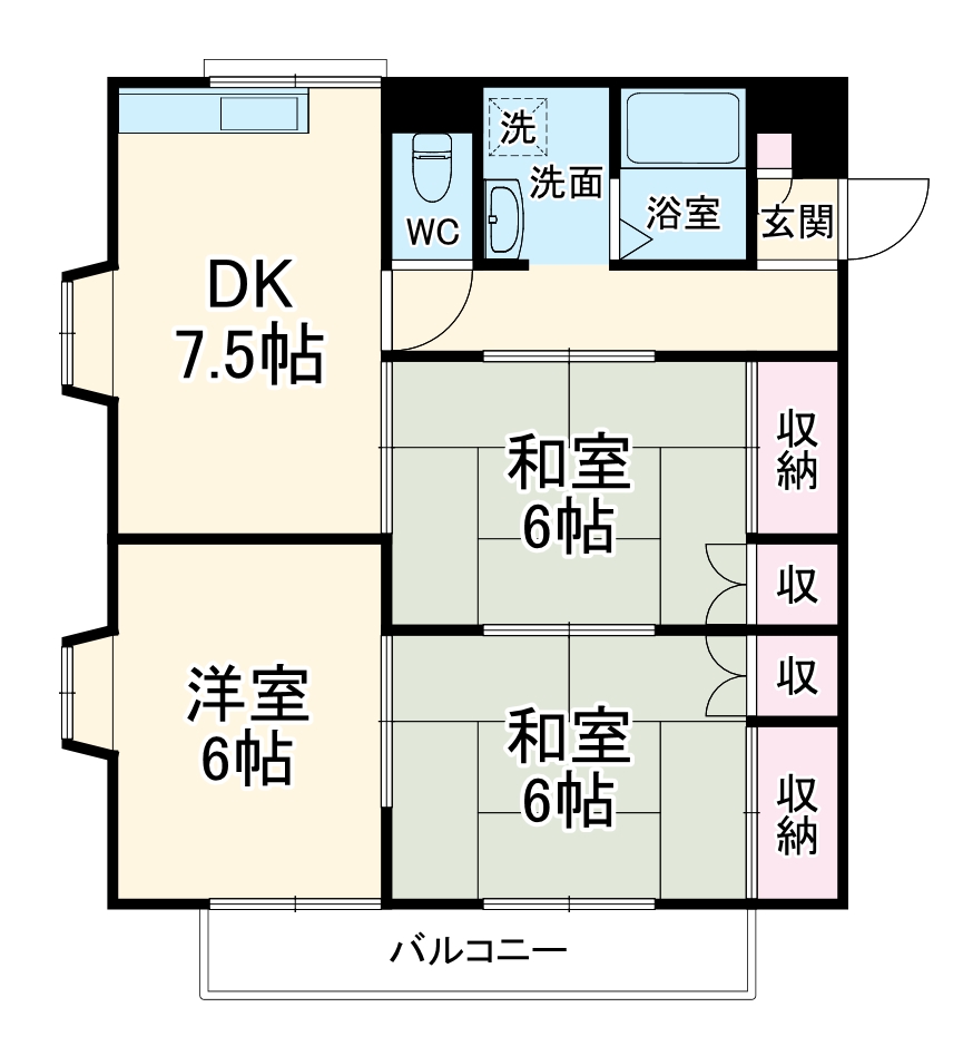 コーポ斉藤Aの間取り