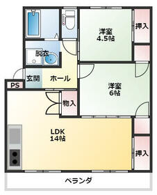 メゾン福井の間取り