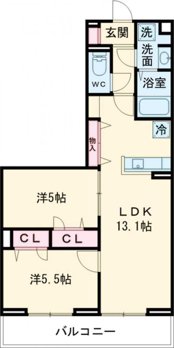 セレスティア池袋立教通りの間取り