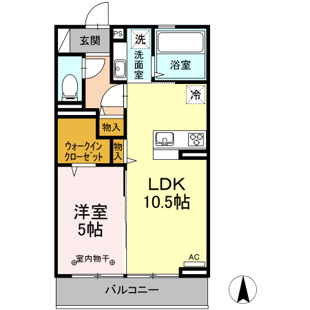 メゾン鎌田Ⅱの間取り