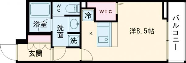 ガリシア錦糸町Ⅱの間取り