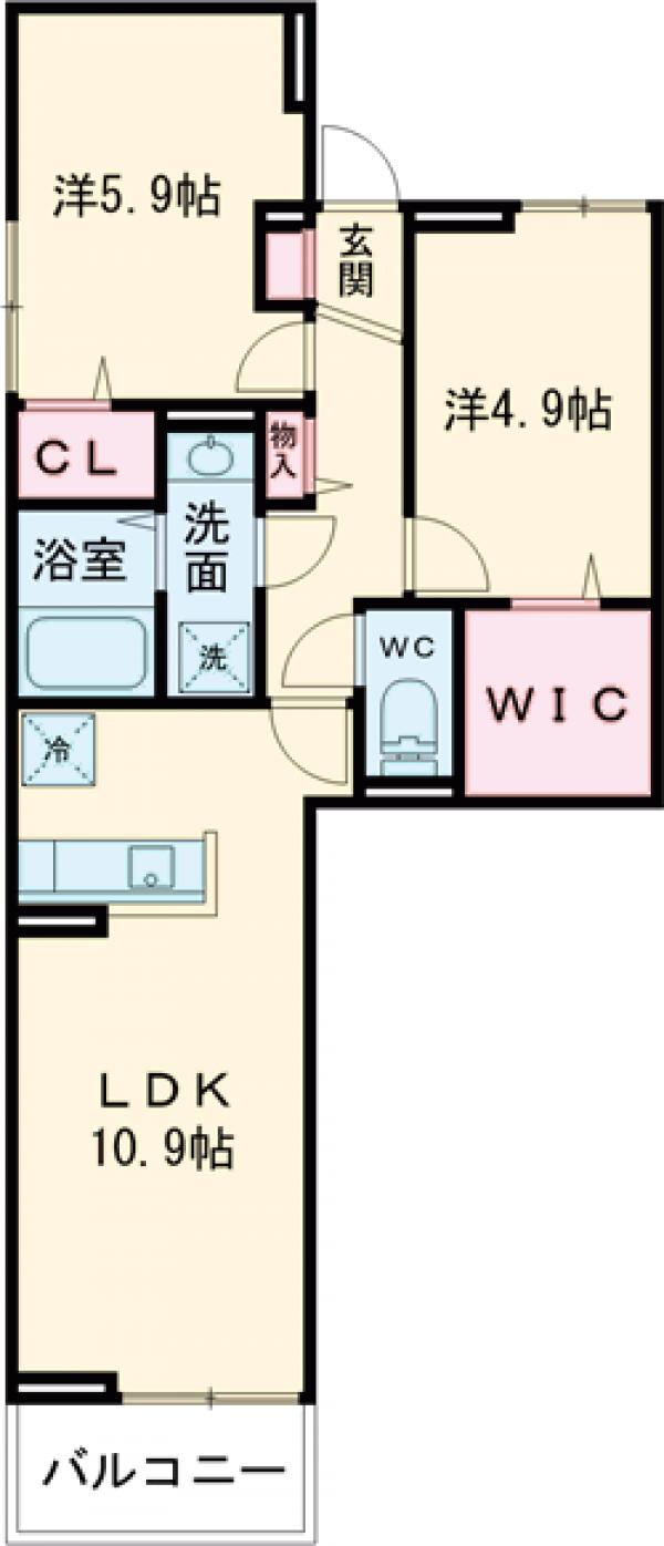 セレスティア池袋立教通りの間取り
