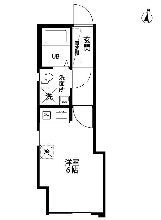 SBメゾン江北の間取り