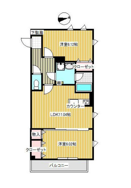 クレストアヴェニューの間取り